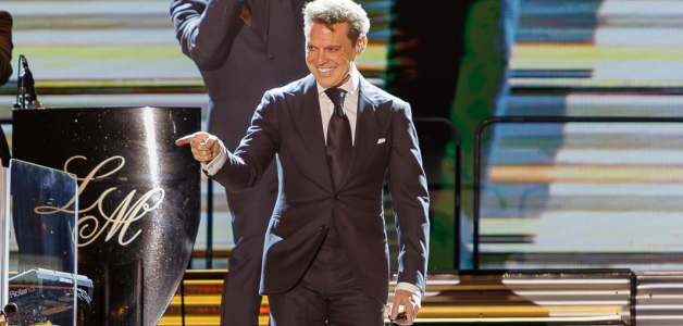 Luis Miguel en su concierto en Santo Domingo, República Dominicana, el 18 de enero 2023.