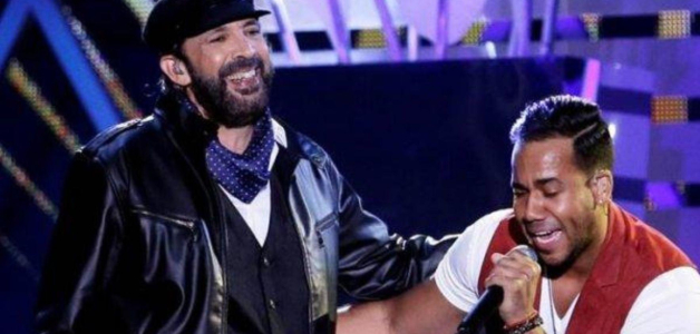 Juan Luis Guerra y Romeo Santos, dos dominicanos que tienen un amplio repertorio de canciones propias.