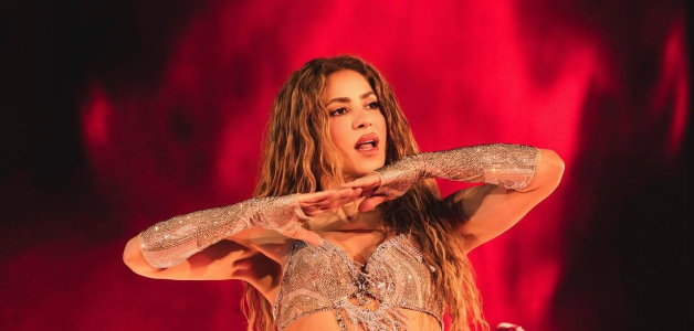 Shakira durante su concierto en San Francisco, Estados Unidos.