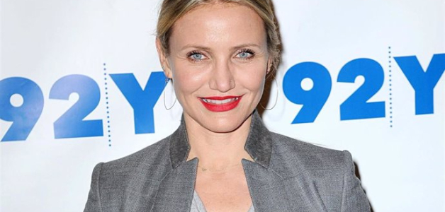 Cameron Diaz llega para su 92Y In Conversation with Rachael Ray el 5 de abril de 2016 en Nueva York. Díaz y su esposo, el músico Benji Madden, dicen que están “bendecidos y agradecidos” de haber dado la bienvenida a un bebé, el cardenal Madden, a su familia.