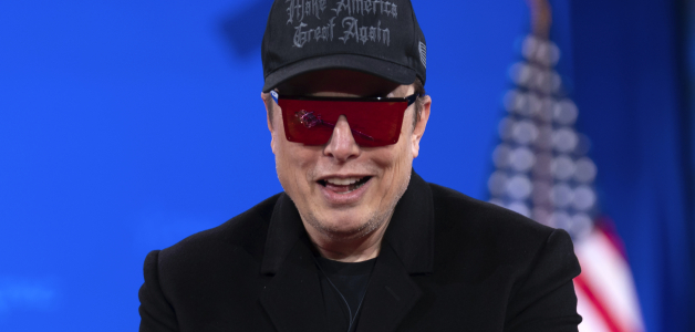 Elon Musk habla durante la Conferencia de Acción Política Conservadora en el Gaylord National Resort & Convention Center, el jueves 20 de febrero de 2025, en Oxon Hill, Maryland. (AP Foto/Jose Luis Magana)