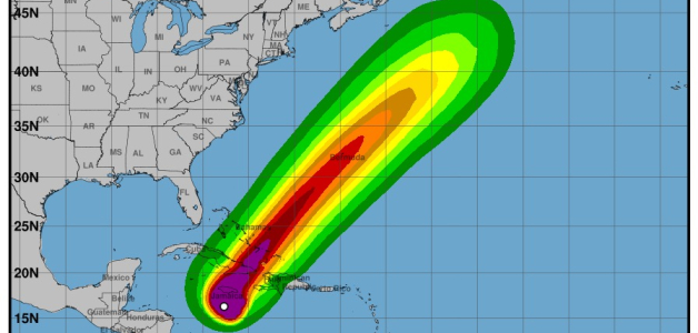 Trayectoria de Huracán Melissa