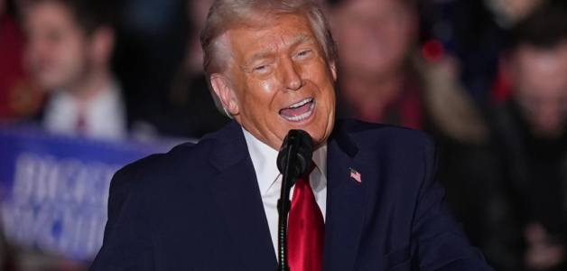 El presidente Donald Trump habla en el Mount Airy Casino Resort en Mount Pocono, Pensilvania, el martes 9 de diciembre de 2025.