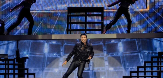 Chayanne en el Estadio Quisqueya Juan Marichal en Santo Domingo, el sábado 11 de abril de 2026.