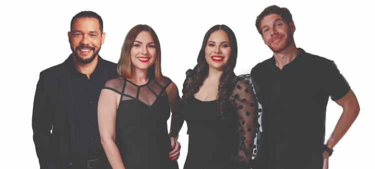 Susy Aquino, Richarson Díaz, Katyuska Licairac y Diego Vicos actúan en "Compenetrados".