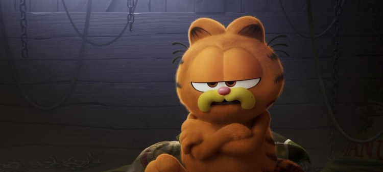 Una escena de la película "The Garfield Movie”. Foto cortesía de Sony Pictures