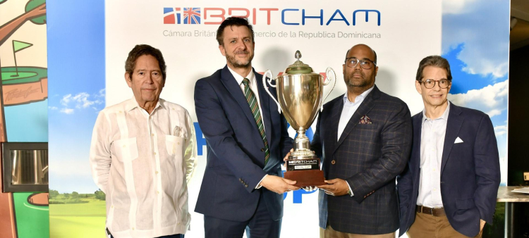 Desde la izquierda Fernando González Nicolás, Graham Jessup, Amauris Vásquez Disla y José María Cabral.