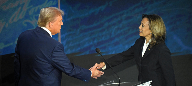 La imagen de Kamala Harris emergió fortalecida del debate con Donald Trump.