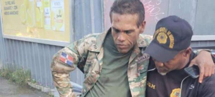 Policia dominicano herido por un nacional haitiano