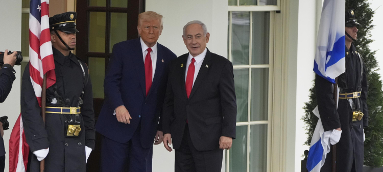 Benjamin Netanyahu y  Donald Trump