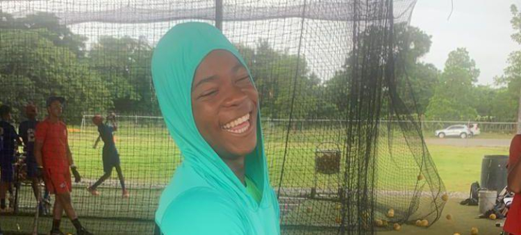 Gustavo Talmaré durante una de sus acostumbradas prácticas.