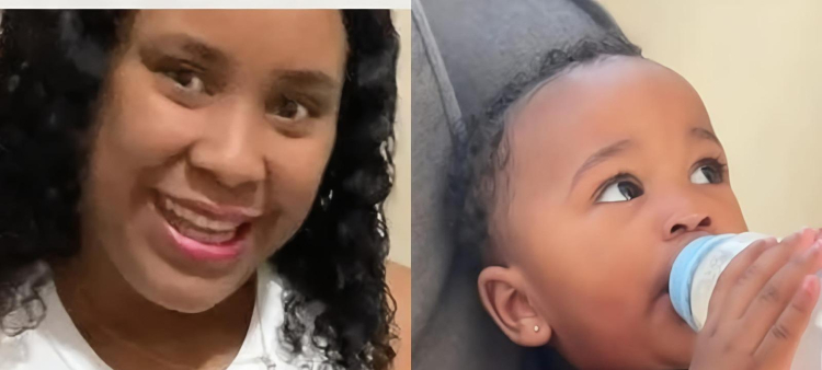 Geraldina Peguero-Mancebo, su hijo Jeydon Junior Peguero