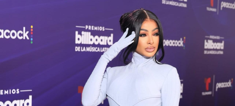 Yailin ‘La más viral’ durante la alfombra de los Premios Billboard de la Música Latina 2025.