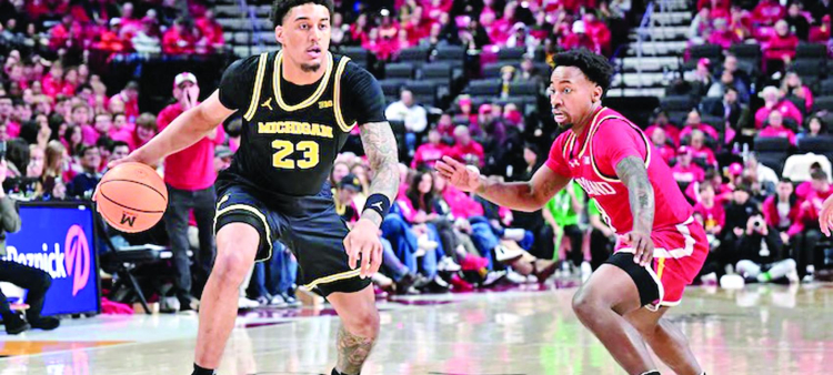 Yaxel Lendeborg es uno de los principales jugadores de la Universidad de Michigan en la NCAA.