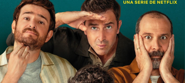 Los personajes principales de "Machos Alfa" son cuatro amigos con dificultades para adecuarse a los tiempos actuales.