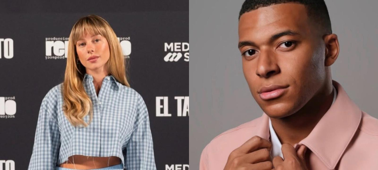 Ester Expósito y Kylian Mbappé