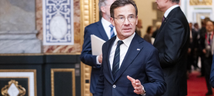 Ulf Kristersson, primer ministro sueco.