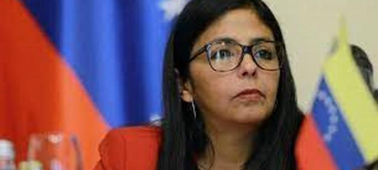 Vicepresidenta de Venezuela, Delcy Rodríguez.