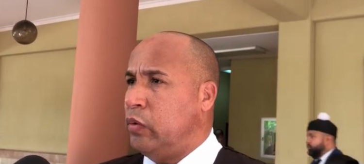 Carlos Villanueva, abogado del imputado Tomás Peña Morel, alias Tomasito, el mejor amigo de Sergio Luis Feliz, padre del menor y a quien se le acusa de haber organizado todo.