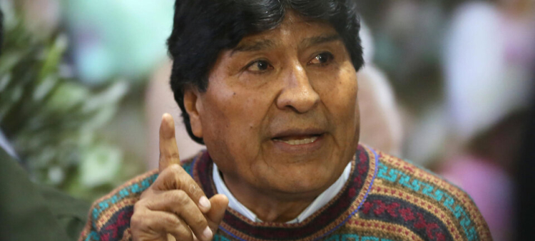 El expresidente de Bolivia y líder del oficialista Movimiento al Socialismo (MAS), Evo Morales (2006-2019)