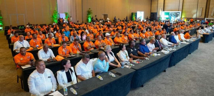 Delegados ante el Congreso del FEDODIM que se realiza en el Hotel Hard Rock, de Punta Cana.