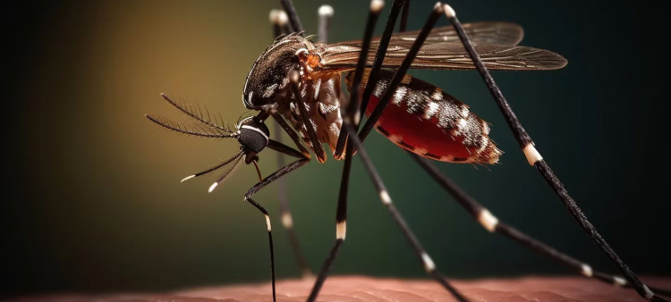 El mosquito que causa el dengue se cría en agua limpia estancada.