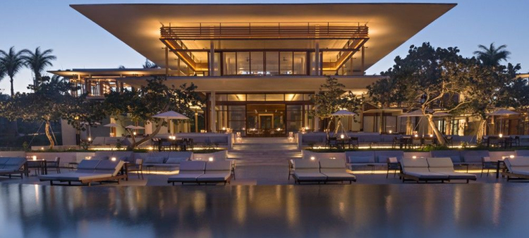 Fotografía muestra parte del Hotel Amanera, en río San Juan, de República Dominicana.