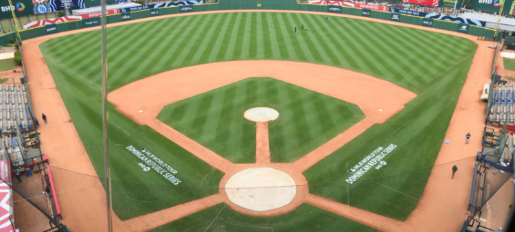 Vista aérea del estadio Quisqueya Juan Marichal.