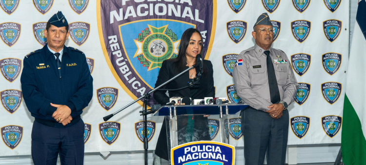 Faride Raful, ministra de Interior y Policía ofreció detalles de las investigaciones.