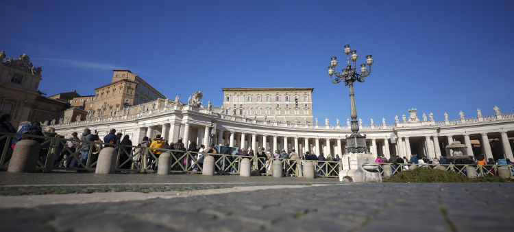 La Plaza de San Pedro en el Vaticano