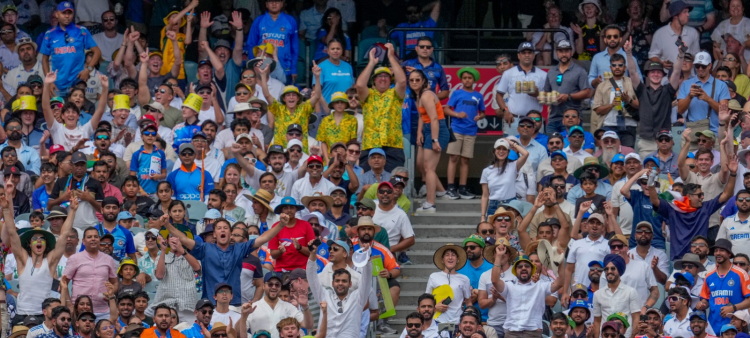 Partido de cricket entre Australia e India en el estadio Melbourne Cricket Ground, en Australia, el jueves 26 de diciembre de 2024.