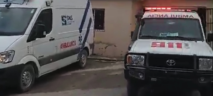 Ambulancias que dieron asistencia en Barahona
