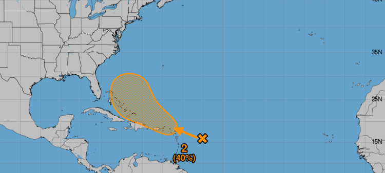 El Indomet vigila la trayectoria de una onda tropical con 40% de probabilidad de fortalecerse