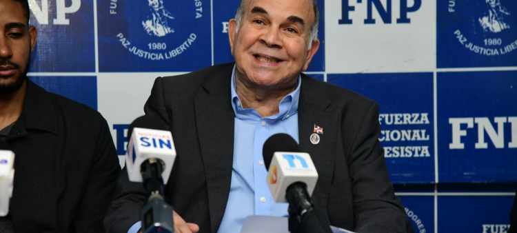 Presidente de la Fuerza Nacional Progresista (FNP), Pelegrín Castillo.