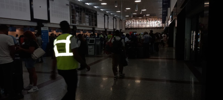 La falla eléctrica ocurrió en la terminal de Las Américas el 21 de septiembre de este año.