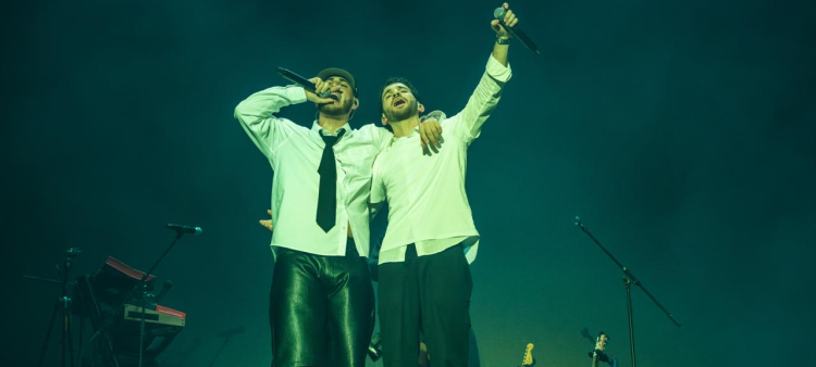 Alleh y Yorghaki en su concierto en la Feria Ganadera 2025