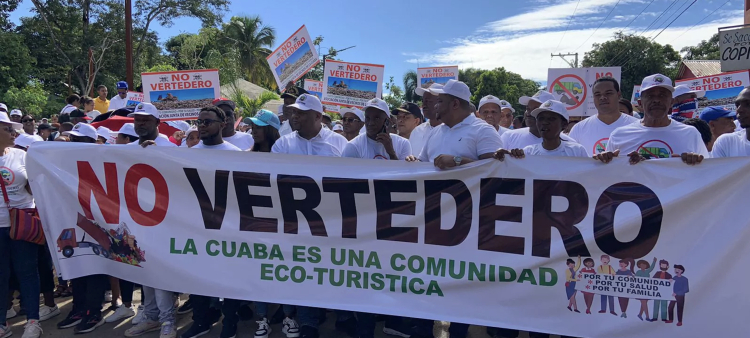 El relleno sanitario se construiría en la calle principal de El Aguacate.