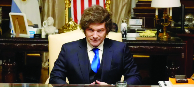 El presidente de Argentina, Javier Milei.