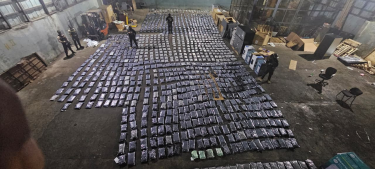 Autoridades decomisan cargamento de marihuana,  1,163 paquetes en Puerto Plata provenientes de Miami.