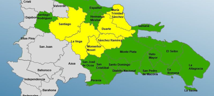 El COE advierte del peligro de las lluvias para estas 22 provincias