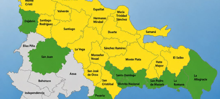 Mapa COE viernes 1 de mayo 2026