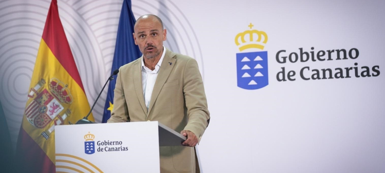 El portavoz del Gobierno de Canarias, Alfonso Cabello