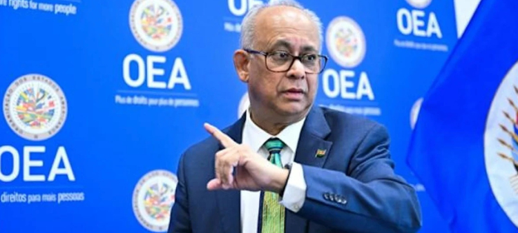 Albert Ramdin, secretario general de la OEA.