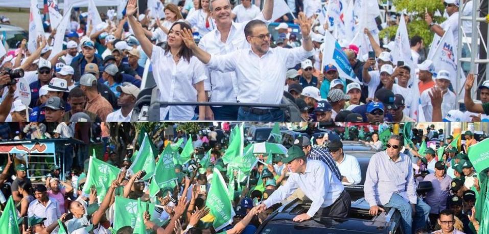 Los tres candidatos de los principales partidos políticos protagonizaron marchas y caravanas en distintas provincias del país.