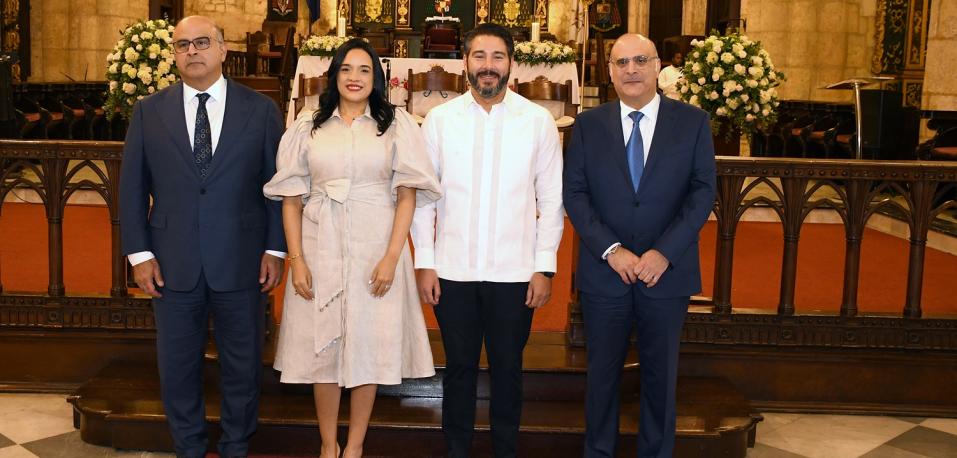 Héctor José Rizek Sued, Rita Plá, Francisco Torres y Samir Rizek Sued.