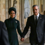 Abinader y Raquel, primera pareja presidencial dominicana en asistir a una ceremonia de coronación
