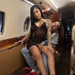 Yailin y Tekashi 69 muestran su romance desde un jet privado rumbo a Cuba
