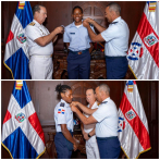 Marileidy Paulino es condecorada y ascendida al rango de segundo teniente de la Fuerza Aérea