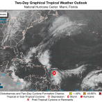 Onamet pide estar atentos a tormenta tropical Tammy que puede cambiar trayectoria