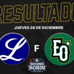 Resumen Tigres del Licey vs Estrellas orientales | 28 dic 2023 | Round Robin Lidom